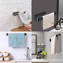 GOLDGE 2 Pezzi Porta Asciugamano Autoadesivo, Lega di Alluminio Anello Portasciugamani per Bagno e Cucina