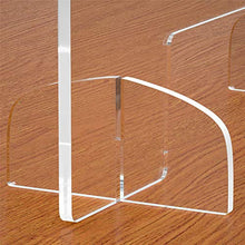 BIN Schermo Protettivo Igienica Protettiva per Counter Desk igienica Protettiva Shield Chiaro Freestanding per la conservazione chiodo, Ufficio, controsoffitto, Reception, Checkout, ect (80 * 60cm)