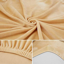 C/N Copriseduta Divano in Velluto Federa Elasticizzata Copri Seduta Divano copridivano Seduta con Cuscini Separati Beige - Arredi Casa