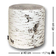 MeroWings Birch Tree Seat Ottoman Outdoor DF