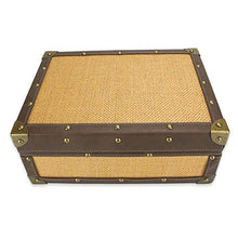 WLGQ Custodia per sigari Umidificatori per sigari - Humidor per sigari Scatola Creativa Due Livelli a Quattro Zone Tappetino Antico Modello Scatola per sigari da casa 50 Bastoncini Scatola per um