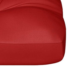 vidaXL Cuscino per Schienale Rosso 120x40x12 cm in Tessuto