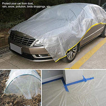 Salaty Copertura Protettiva Trasparente, Panno Antipolvere in plastica, Uso Esterno Impermeabile per mobili da Giardino