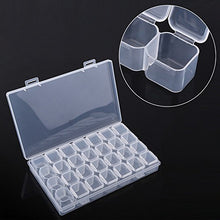 Contenitore per medicinali, plastica trasparente, 28 slot, tablet regolabile, pillola per medicinali, contenitore per gioielli, contenitore