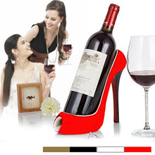 MCTY - Portabottiglie per vino, con tacco alto, a forma di scarpa, ideale per decorare la casa, feste di Natale