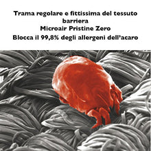 MICROAIR Pristine Zero Coprimaterasso Barriera Antiacaro Matrimoniale cm 170x200x22
