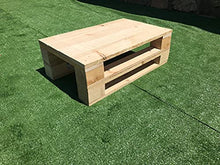 Tavolo da salotto con pallet nuovi, tavolo vintage, rustico