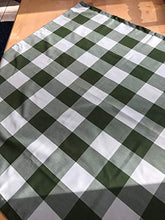 Tovaglia da giardino per interni ed esterni, verde a quadretti, 100 x 100 cm