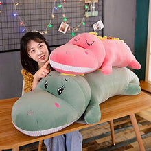 Dinosauro peluche cuscino lungo dinosauro cuscino regalo di compleanno 150 cm (2,4 kg)/verde