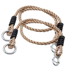 Hinffinity - Corda per altalena da albero, regolabile, facile da installare, perfetta per appendere un'altalena da un ramo di albero, 2 pezzi
