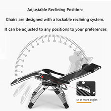 LLSS Lettini Prendisole Zero Gravity Sedia a Sdraio per Patio Sedia reclinabile Arden Sedia Pieghevole per Esterni Sedia a Dondolo Portatile Supporta 200Kg
