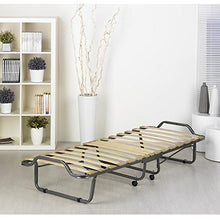 Europrimo Brandina pieghevole con materasso ortopedico e rete a doghe 80x200 cm