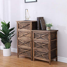 Comodino Comodino Cassetto in Legno Armadietto Multifunzione for Soggiorno Camera da Letto Cameretta for Bambini Completamente assemblata Accanto al Divano Marrone Arredamento Moderno