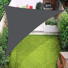 PENGMAI Sun Shade Sails Triangle Canopy - Telo di copertura per tenda da sole per giardino all'aperto