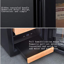 BLLXMX Armadio Umidificatore per Sigari, Humidor Armadio di Cedro Spagnolo Touch Screen Control Display Temperatura umidità Cornice Sigaro