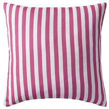 Zora Walter Cuscini per esterni a righe 45 x 45 cm, rosa, 2 pezzi con chiusura a cerniera