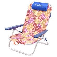 Pierre Cardin Spiaggina Parigi Sedia da Spiaggia Pieghevole in Alluminio, 53x62x77 cm
