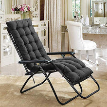 LIUSU Cuscino per Lettino Prendisole con Schienale Alto, Cuscino per Sedia Spessa per Patio da Giardino con Schienale Antiscivolo per Materasso con Cuscino per Sedile Relax reclinabile in Rattan