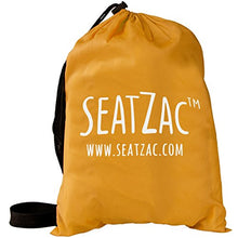 SeatZac Pouf a Sacco, Poliestere, Orange, 40 x 18 x 12 cm