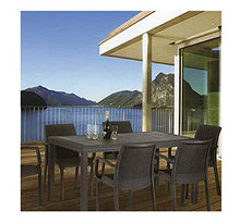 BICA 9094.3 Houston Tavolo, Brown, 150x92x9 cm, Marrone, 150x90x74 cm