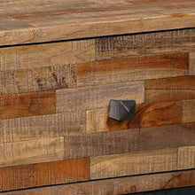 vidaXL Mobile con 6 Cassetti in Teak Massello di Recupero 70x30x76 cm