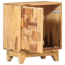 vidaXL Comodino 40x30x50 cm in Legno Massello di Sheesham