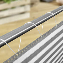 Windhager – Telone per Balcone Sylt, 0,9 x 5 m, Colore: Grigio/, Bianco, Multicolore