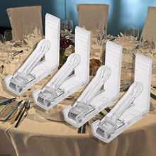 dongguan NUEEUDD Clip per tovaglie 4 Pezzi Coprivaso in plastica Trasparente Tovaglia Clip per Morsetto Supporto per Feste