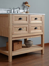 RUBEZA - Vanità da bagno in legno da 900 mm, colore: Bianco