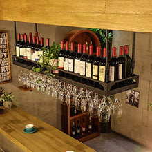 NMDCDH Supporto per Bicchiere da Vino a soffitto, Supporto per Calice sospeso, portabicchieri Classico per bancone Bar in Ferro battuto, Appendiabiti per Bicchieri da Vino, Calice per Bic