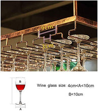 DJSMjbj - Portabottiglie da appendere in ferro da stiro, da soffitto, bar, soggiorno, hotel, ristoranti, Marrone, 120*35cm