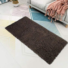Tappetino assorbente per l'acqua del bagno sicuro e durevole per la cucina del bagno(brown)