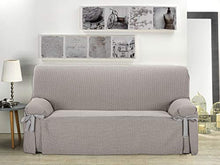 Martina Home Grecia Custodia di Divano Fiocco, Grigio, 3 posti