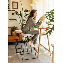 Sgabelli da cucina, Ferro Bar Stool, PP plastica Sgomberato cuscino for Bistro Patio Caffè Ristorante Sala da pranzo RoomKitchen 8.12 1yess