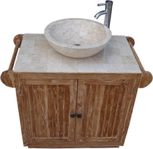 Guru-Shop Lavabo, Lavabo, Marmo Bianco Antico - Modello 1, Marrone, 80x96x52 cm, Lavabi, Lavabi Vasche da Bagno