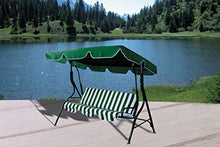 HOMEGARDEN Dondolo in Acciaio per Esterno da Giardino 170x110x153 cm