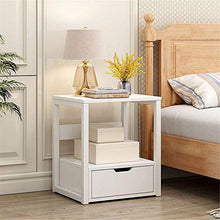 Comodini Comodino Comodino Comodini Comodino Comodino Comodino Camera da letto Piccolo armadio bianco Tavolino multiuso Comodino con cassetto ( Colore : Bianca , Dimensione : 35*40*50cm )