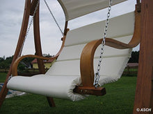 ASS, dondolo di design, MERU HM101, in legno larice, concopertura inclusa