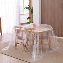 YapitHome Fodere Antipolvere in Plastica Trasparente Copridivano Resistente all'Acqua Copridivano Protettore Divano Letto Divano Protettore Divano (2 * 3 m)