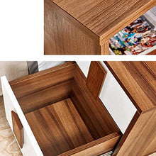 LSX-Comodino Cassettiera-Comodino Comodino Letto Doppio cassetto Modern Simplicity Storage Bedside Cabinet Bedroom Furniture OYO