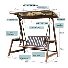 DGHJK Altalene da Esterno con Cuscini e tettuccio, Portico Altalena Sedia da Esterno Sedia da Esterno Altalena Panca Set Perfetto per Patio, Giardino, Portico e Bordo Piscina