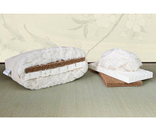 Vivere Zen - Futon Uramaki 14 cm (Cotone, Lattice e Cocco) - Misura 160x200 cm