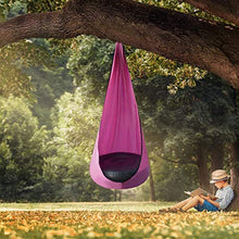 YSISLY Sedia Sospesa Esterno per Bambini, Lavabile Durevole Sedia Pensile per Bambini Include Pompa a Mano, Gancio Robusto e Corda per Giardino Interno ed Esterno