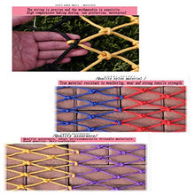 GVCTⓇ Reti da Giardino - Reti Decorative per soffitti, ringhiere per balconi, ringhiere per Scale, reti protettive per Bambini, Corde per Arrampicata