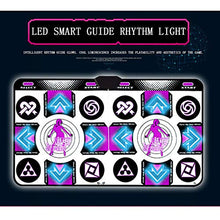 AFANG Tappetino Ballo USB, Danza Pad Antiscivolo Resistente all'Usura Dancing Step Dance Mat Pad Dancer Coperta, Tappeto Musicale Antiscivolo Game Dancer Pads Doppio