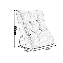 CJC Cuscino Indietro Cuneo Cuscino Divano Letto Ufficio Sedia Riposo Cuscino Indietro Supporto buttare Cuscino (Colore : T18, Dimensioni : 55cm)