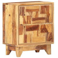 vidaXL Comodino 40x30x50 cm in Legno Massello di Sheesham