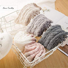 HTYH Fashion Middle Tube Warm Lamb Wool Socks 4 PCS