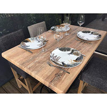 MATHI DESIGN - Tavolo bistrotto/industriale, effetto legno invecchiato