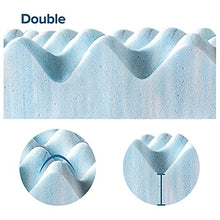 Zinus Swirl Gel Memory Foam Topper, 180 x 200 x 7,62 cm